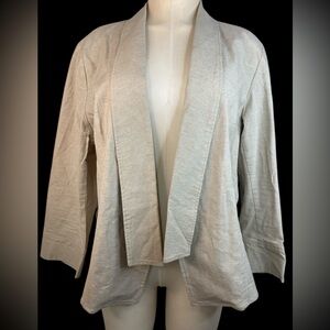 Lane Bryant Long Sleeve Linen Blend Jacket Women’s Size 18
